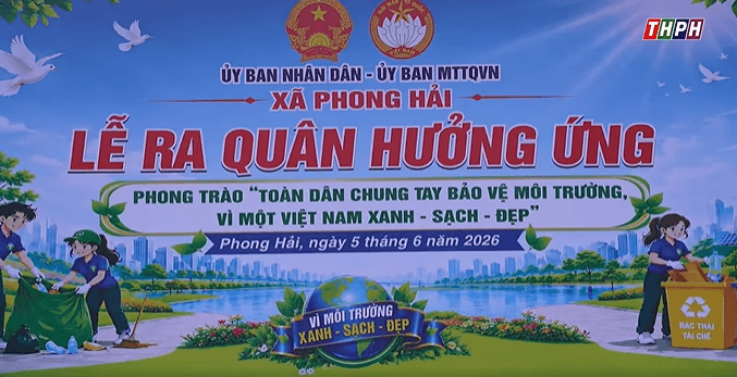 🌿 MTTQ XÃ PHONG HẢI PHÁT HUY VAI TRÒ NÒNG CỐT TRONG TUYÊN TRUYỀN, VẬN ĐỘNG NHÂN DÂN CHUNG TAY BẢO VỆ MÔI TRƯỜNG 🌿