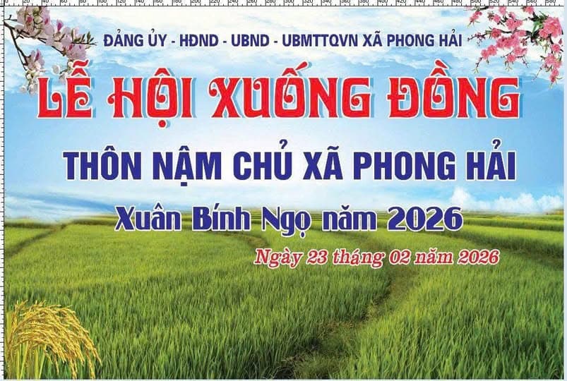 🌾🎉 LỄ HỘI XUỐNG ĐỒNG THÔN NẬM CHỦ – XUÂN BÍNH NGỌ 2026 🎉🌾