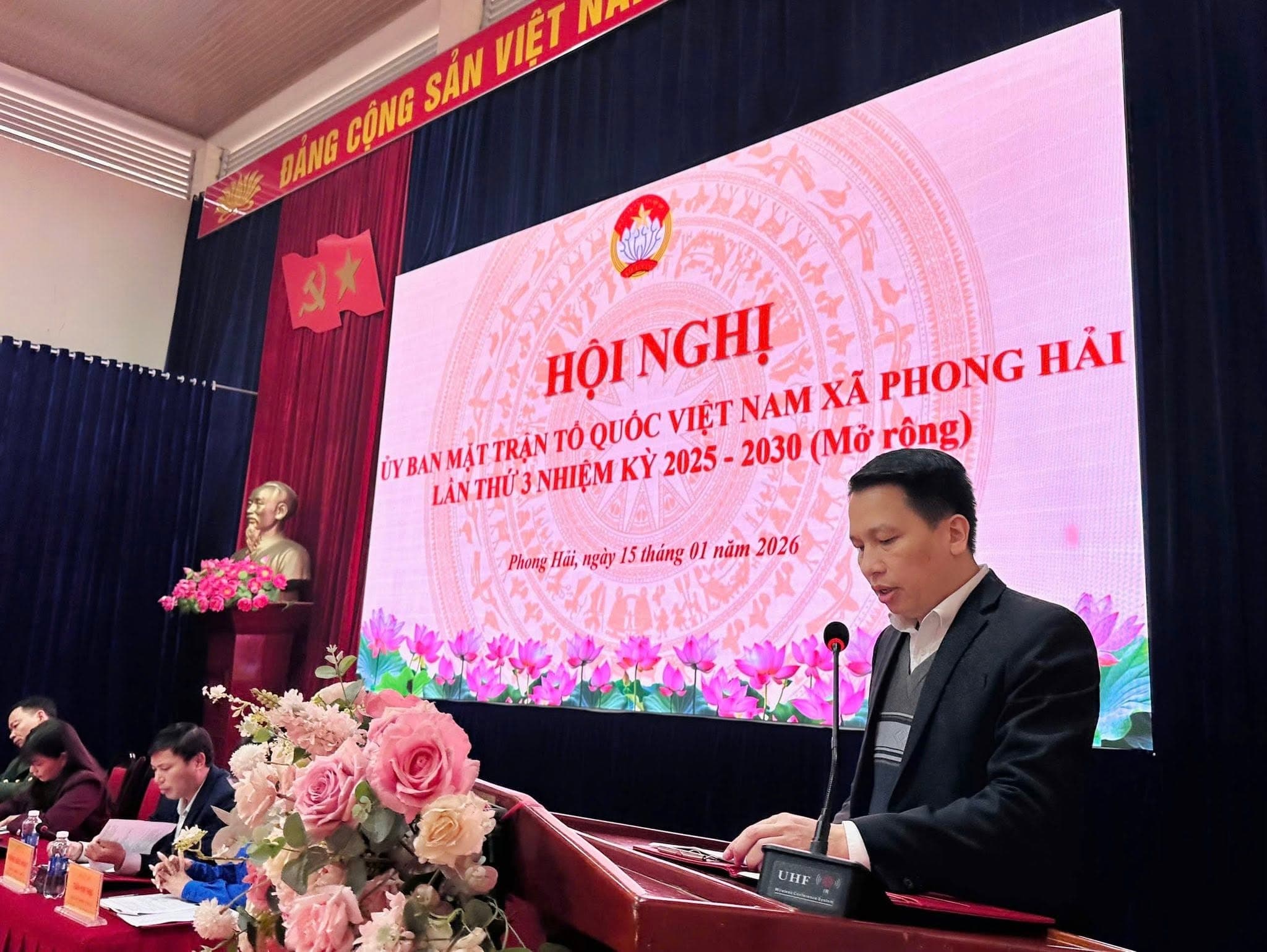 🌟 HỘI NGHỊ TỔNG KẾT CÔNG TÁC MẶT TRẬN VÀ CÁC TỔ CHỨC CHÍNH TRỊ – XÃ HỘI XÃ PHONG HẢI NĂM 2025