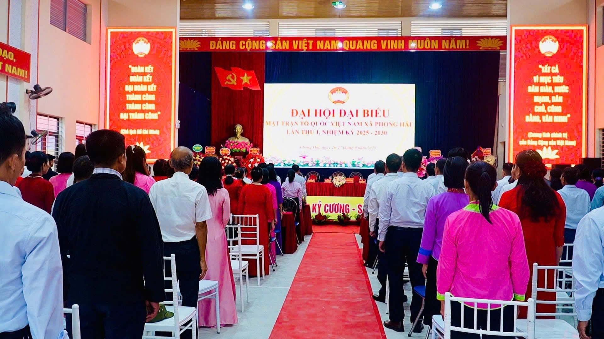 🌸 ĐẠI HỘI ĐẠI BIỂU MTTQ VIỆT NAM XÃ PHONG HẢI LẦN THỨ I, NHIỆM KỲ 2025 – 2030 – DẤU MỐC QUAN TRỌNG TRONG HÀNH TRÌNH ĐẠI ĐOÀN KẾT TOÀN DÂN TỘC 🌸